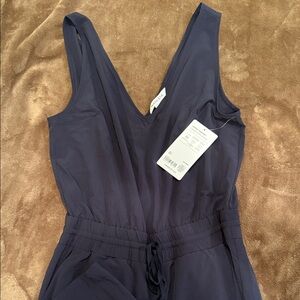 Athleta Dark Blue Avenue Jumpsuit